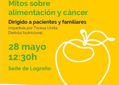 Taller de Nutrición: MITOS SOBRE ALIMENTACIÓN Y CÁNCER